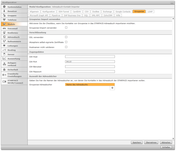 Adressbuch Kontakt Importer Unlimited (Softwarepflegevereinbarung) – Bild 16