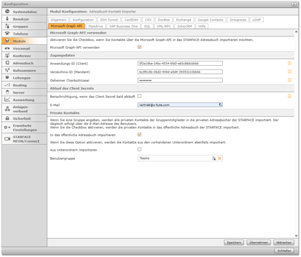 Adressbuch Kontakt Importer bis 10 User (Softwarepflegevereinbarung) – Bild 17