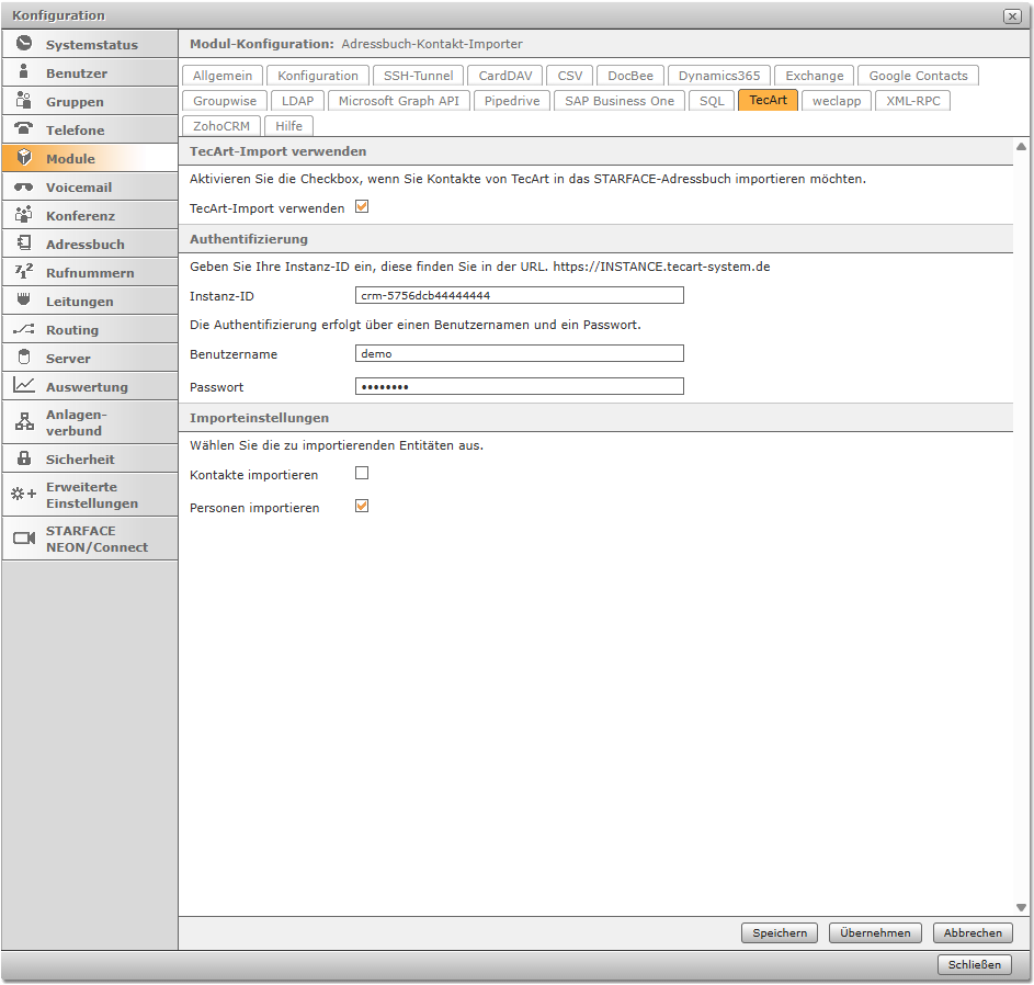 Adressbuch Kontakt Importer bis 50 User (Managed Service) – Bild 9