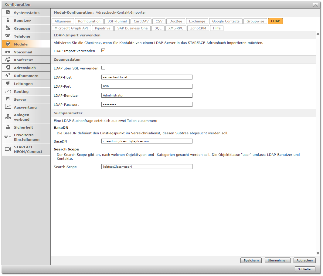 Adressbuch Kontakt Importer bis 50 User (Managed Service) – Bild 16